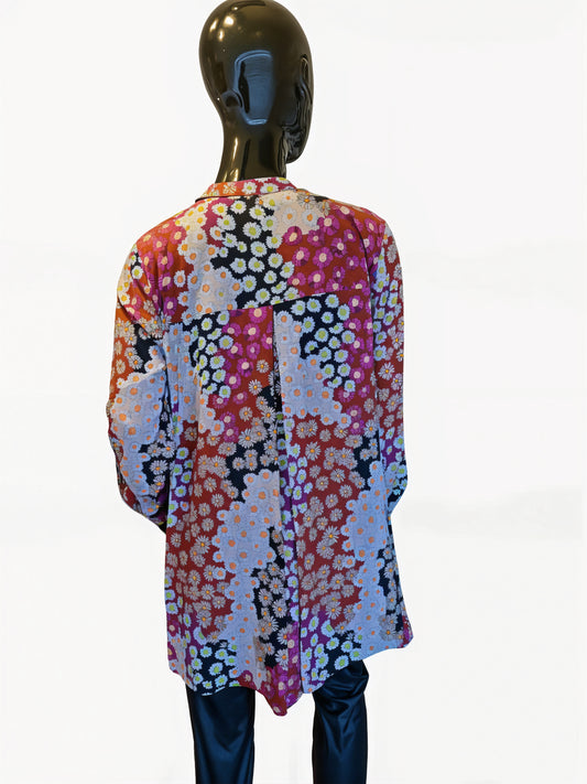 Elegant Women Floral Top Dress