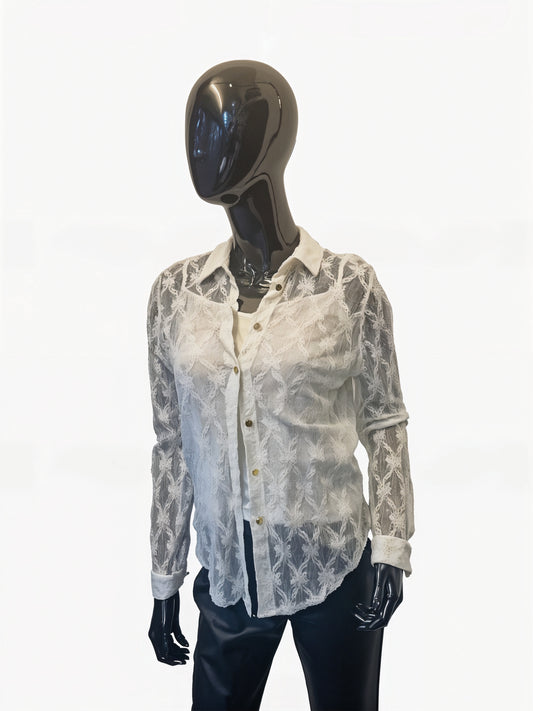 FLORAL LACE TOP BLOUSE